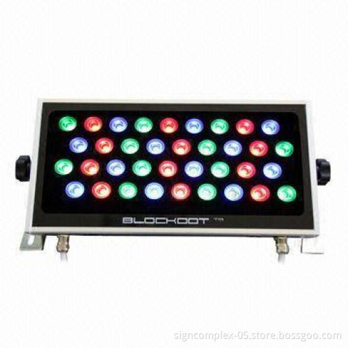 LED Wall Washer with 24V DC Working Voltage and 20m Projection Distance